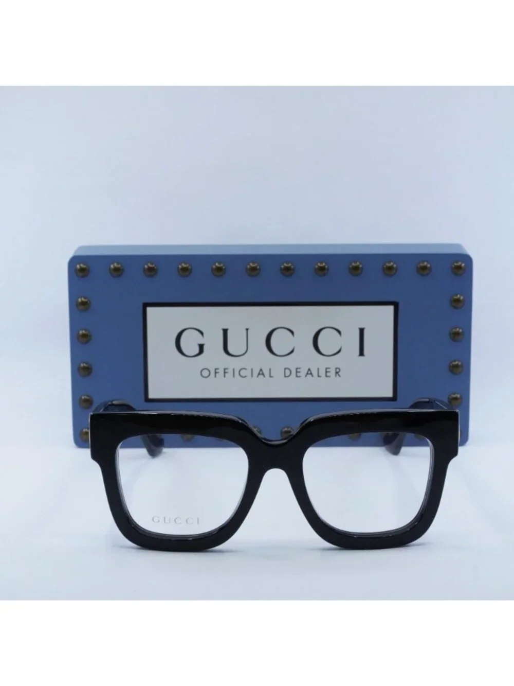 Gucci GG1549O 001 Square Eyeglasses 52mm - Black